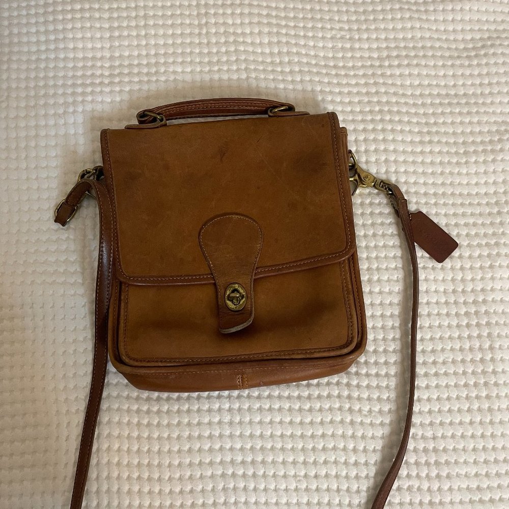 Vintage Coach Leather Crossbody Purse
